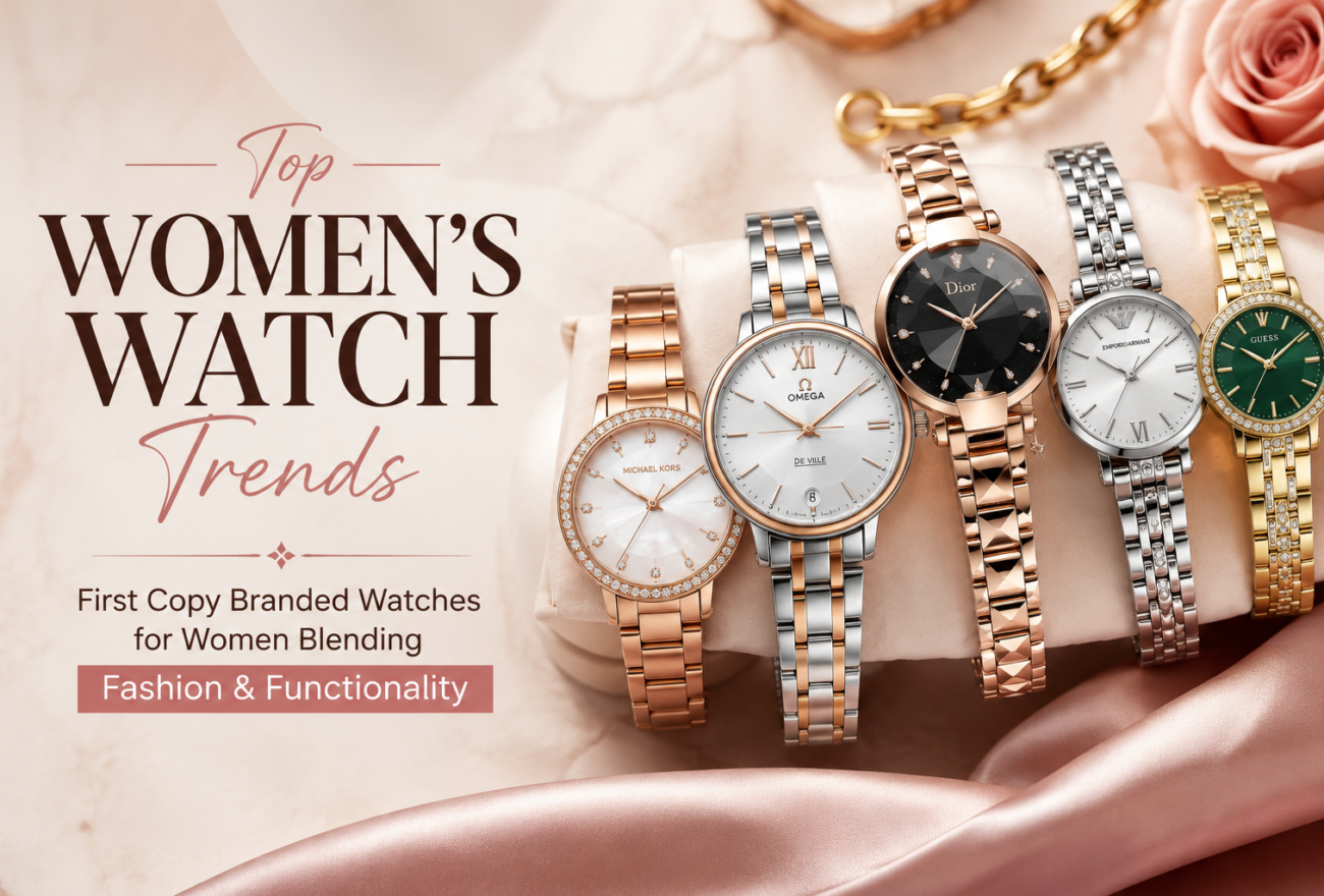 Top Women’s Watch Trends: First Copy Branded Watches for Women Blending Fashion & Functionality