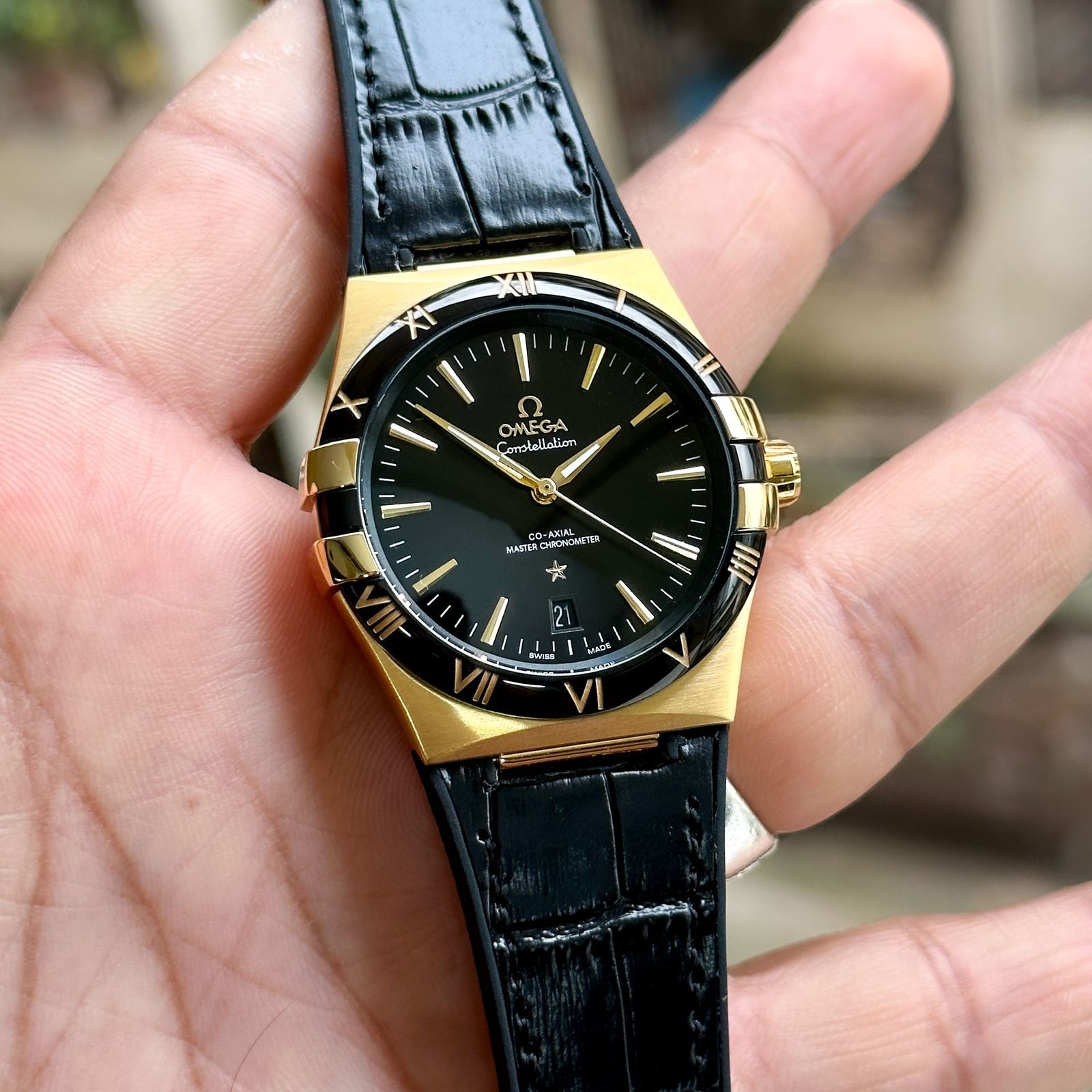Omega Constellation Co-Axial Master Black Automatic - Luxury Watchman