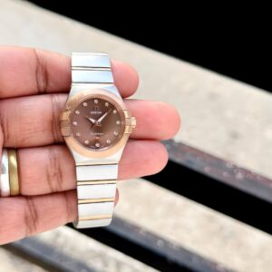 Omega Constellation Brown Diamond Dial