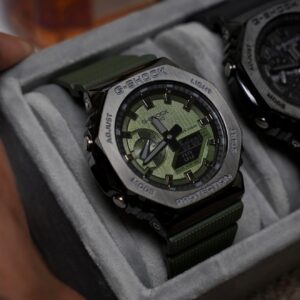 G Shock GM-2100B Metal Green Analog