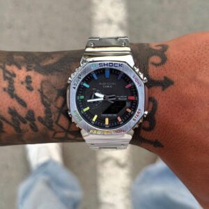G Shock Analog-Digital Rainbow Dial