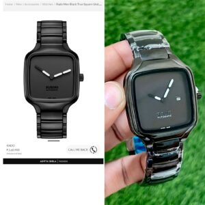 Rado True Square 42mm Black Quartz