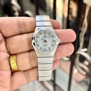 Omega Constellation 28mm white