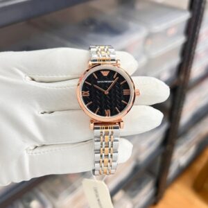 Emporio Armani Slim Black Dial
