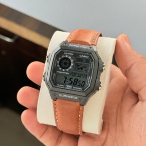 Casio Vintage Analog-Digital Black Dial
