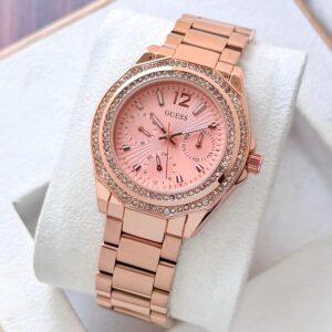 Guess Bryant Pink Textured Dial