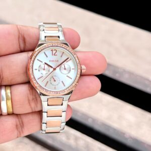 Fossil Eevie Two Tone Chronograph