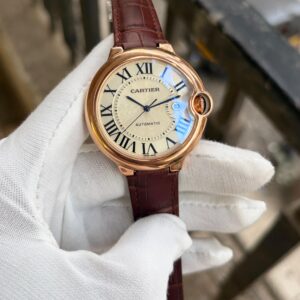Cartier Ballon Bleu Brown White Dial