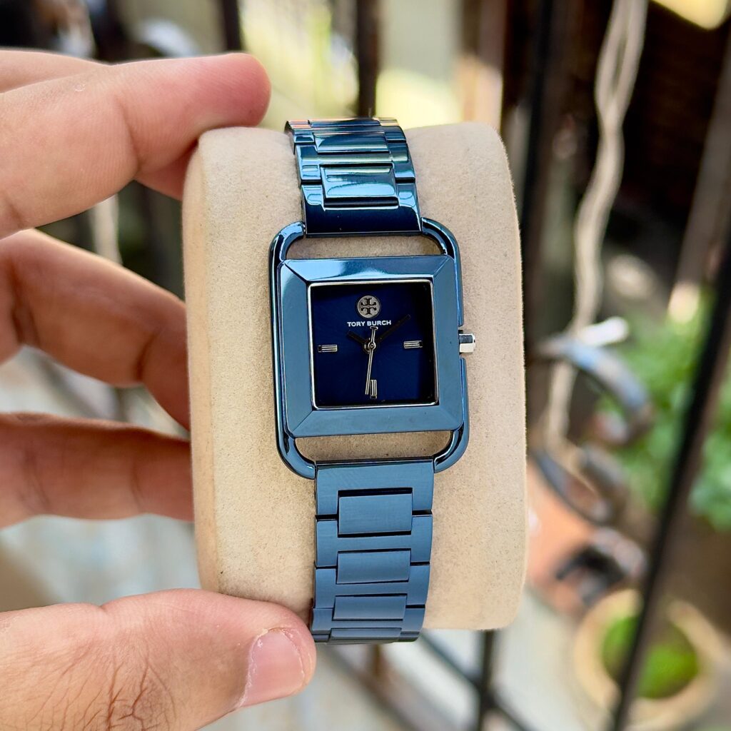 Tory Burch Mini Kira Ice Blue Quartz - Luxury Watchman