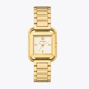 Tory Burch Mini Kira Gold Tone