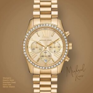 Michael Kors Gold-Tone Slim Quartz